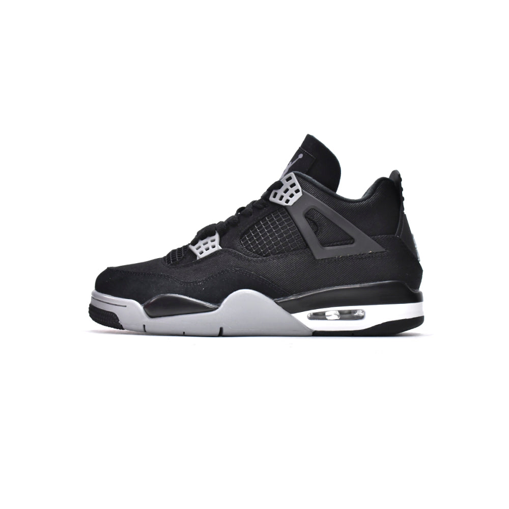 Air Jordan 4 Black Canvas
